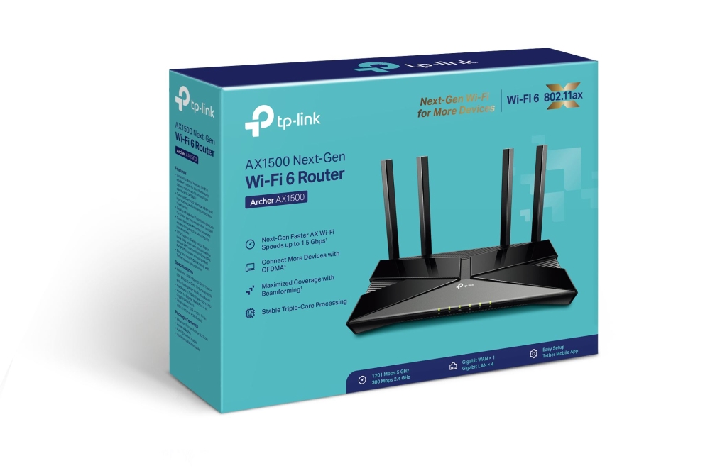 TP-Link Archer AX10 AX1500 WiFi 6 Router