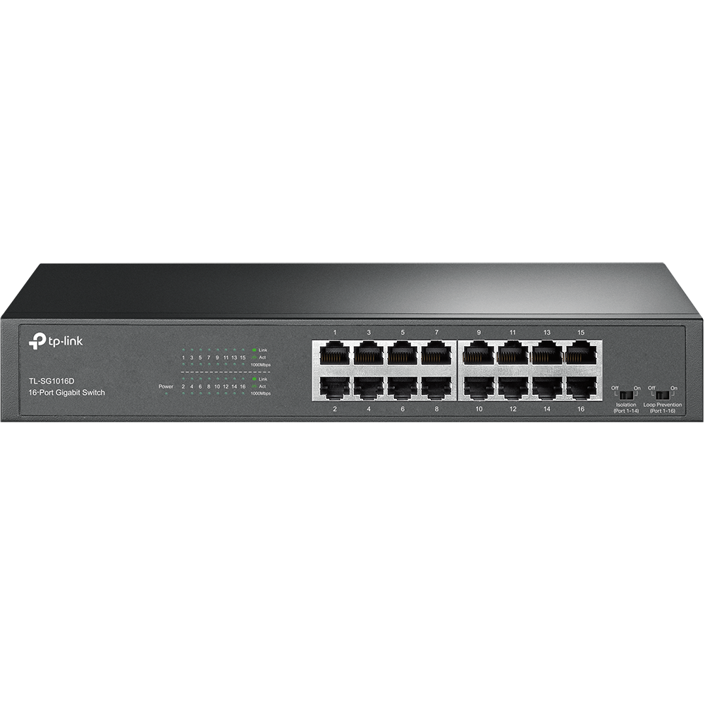 TP-Link TL-SG1016D 16-Port Gigabit Switch