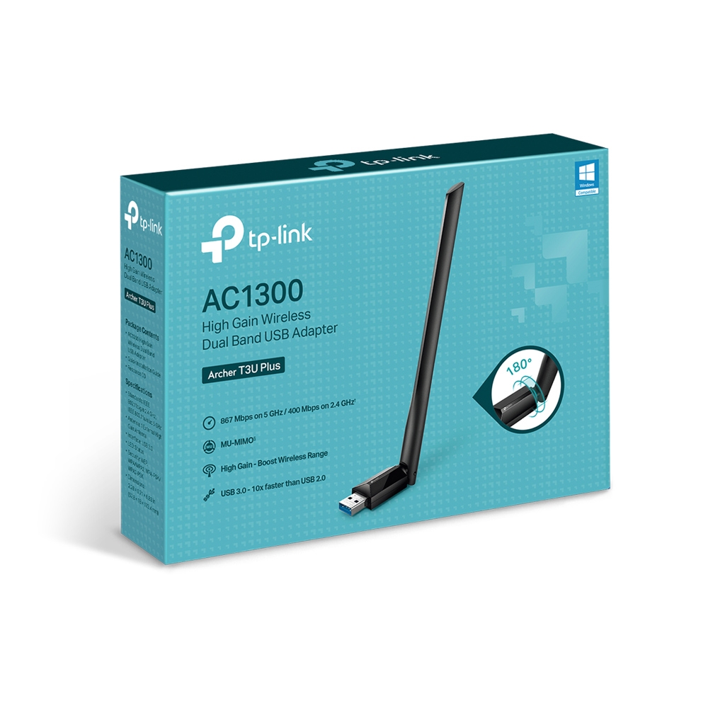 TP-Link Archer T3U AC1300 USB WiFi Adapter