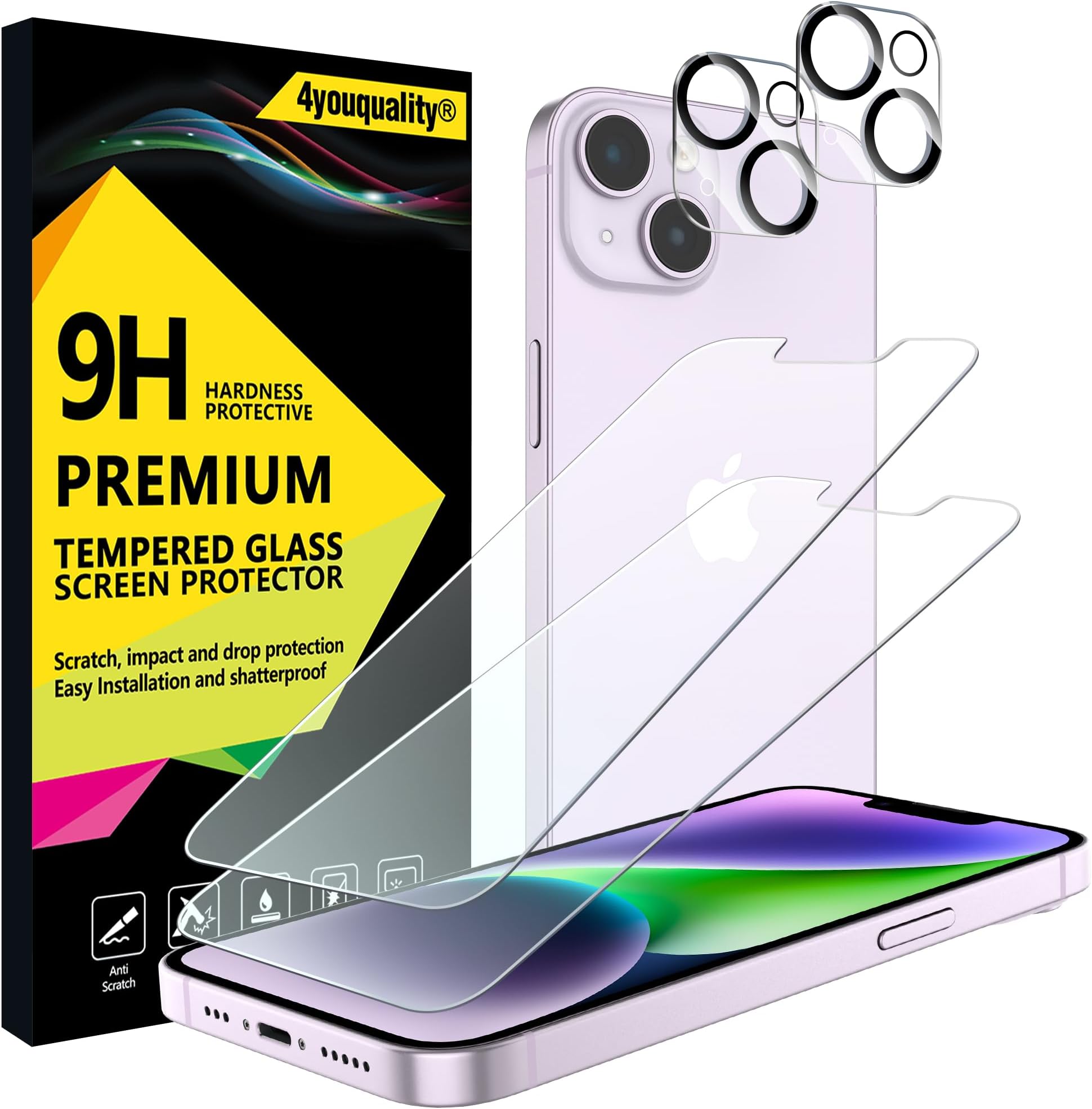 Tempered Glass Screen Protector iPhone 14
