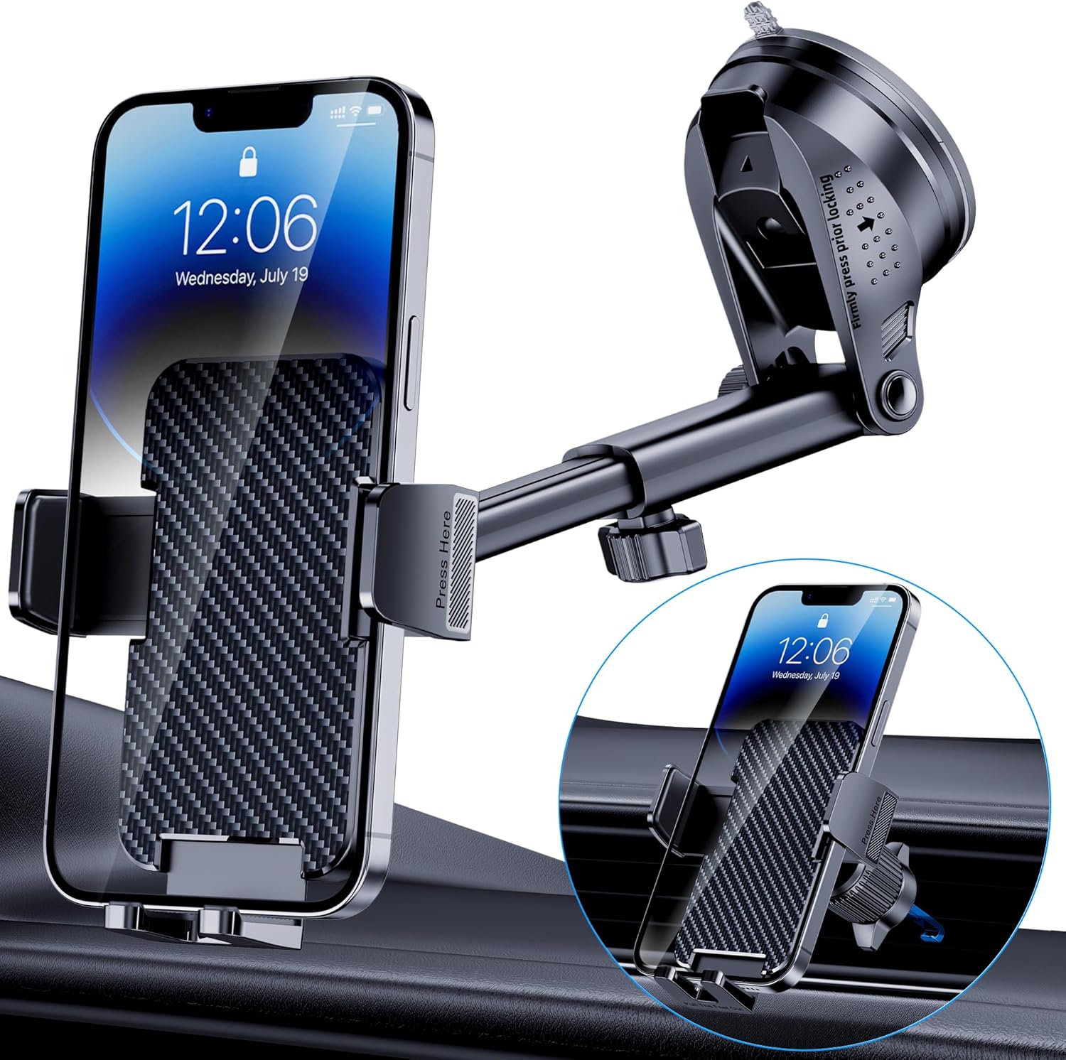 Car Phone Mount Dashboard Holder