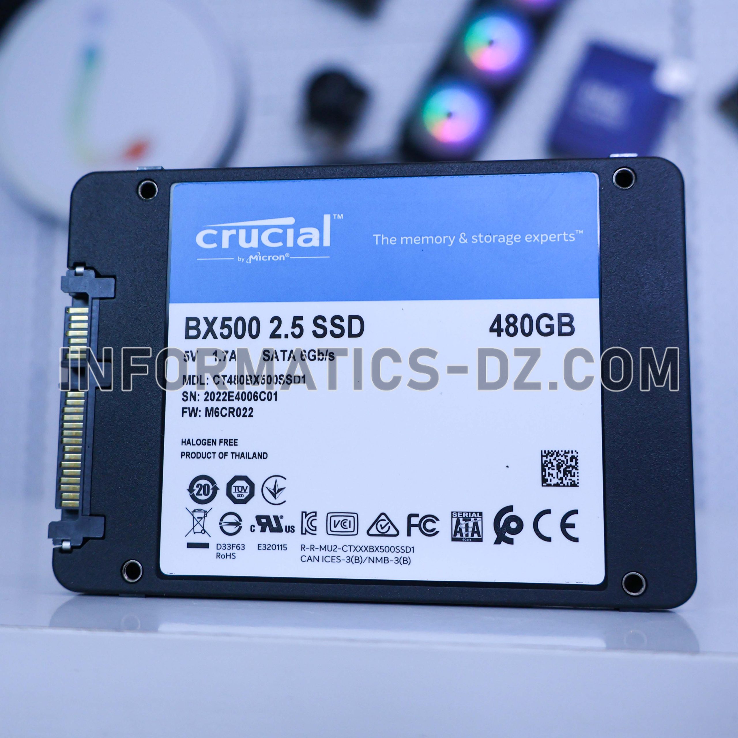 Crucial BX500 480GB SATA SSD