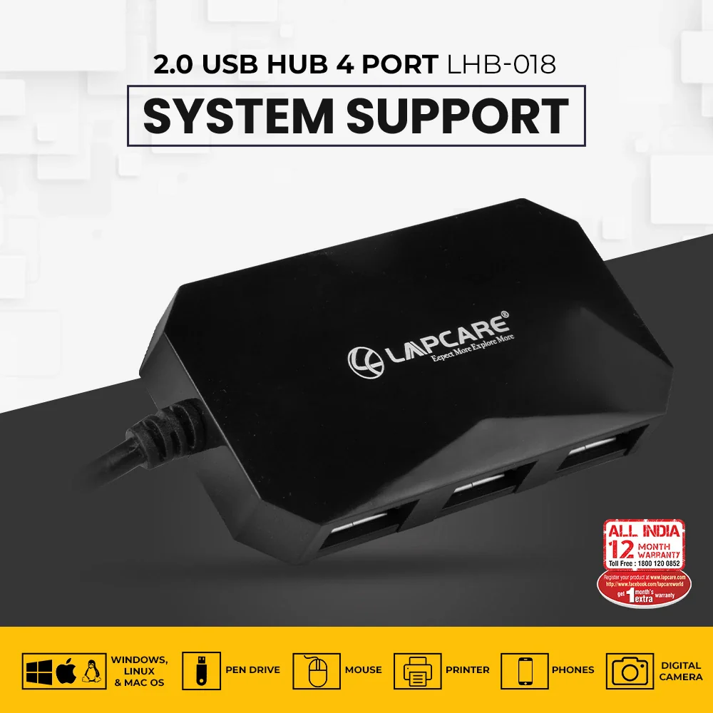 Lapcare 4-in-1 USB Charging Station
