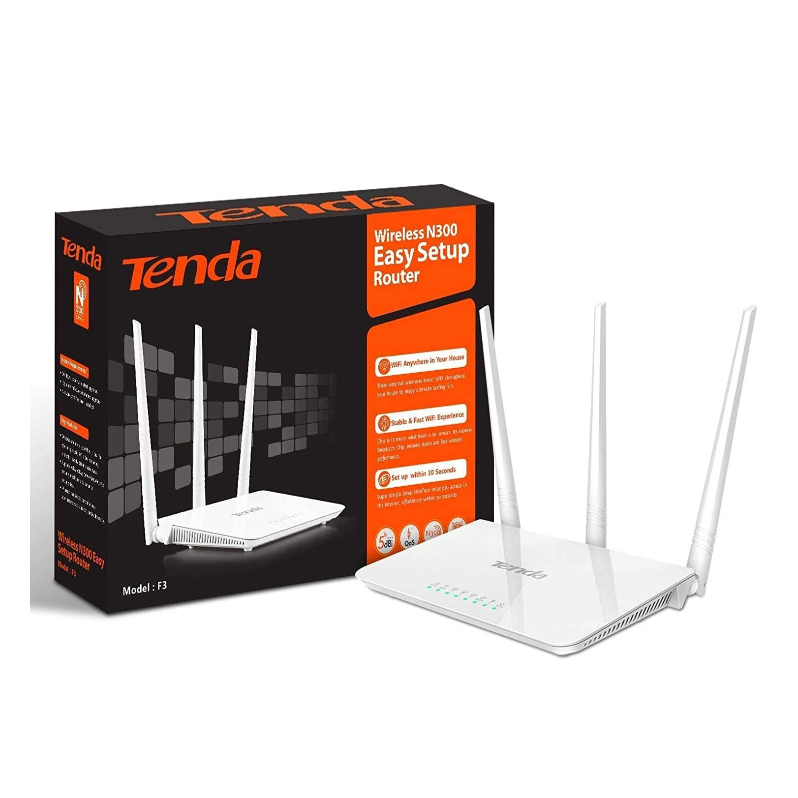 Tenda F3 300Mbps WiFi Router
