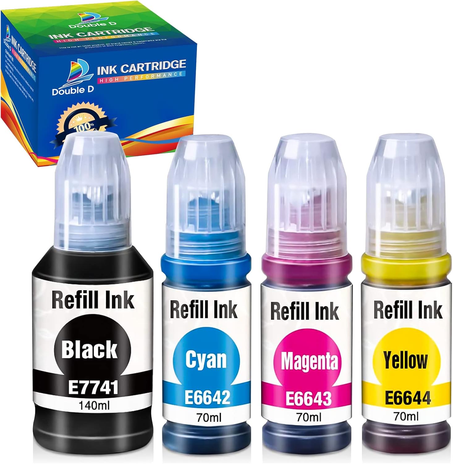 Epson T6641-T6644 Ink Bottles Kit 4-Pack