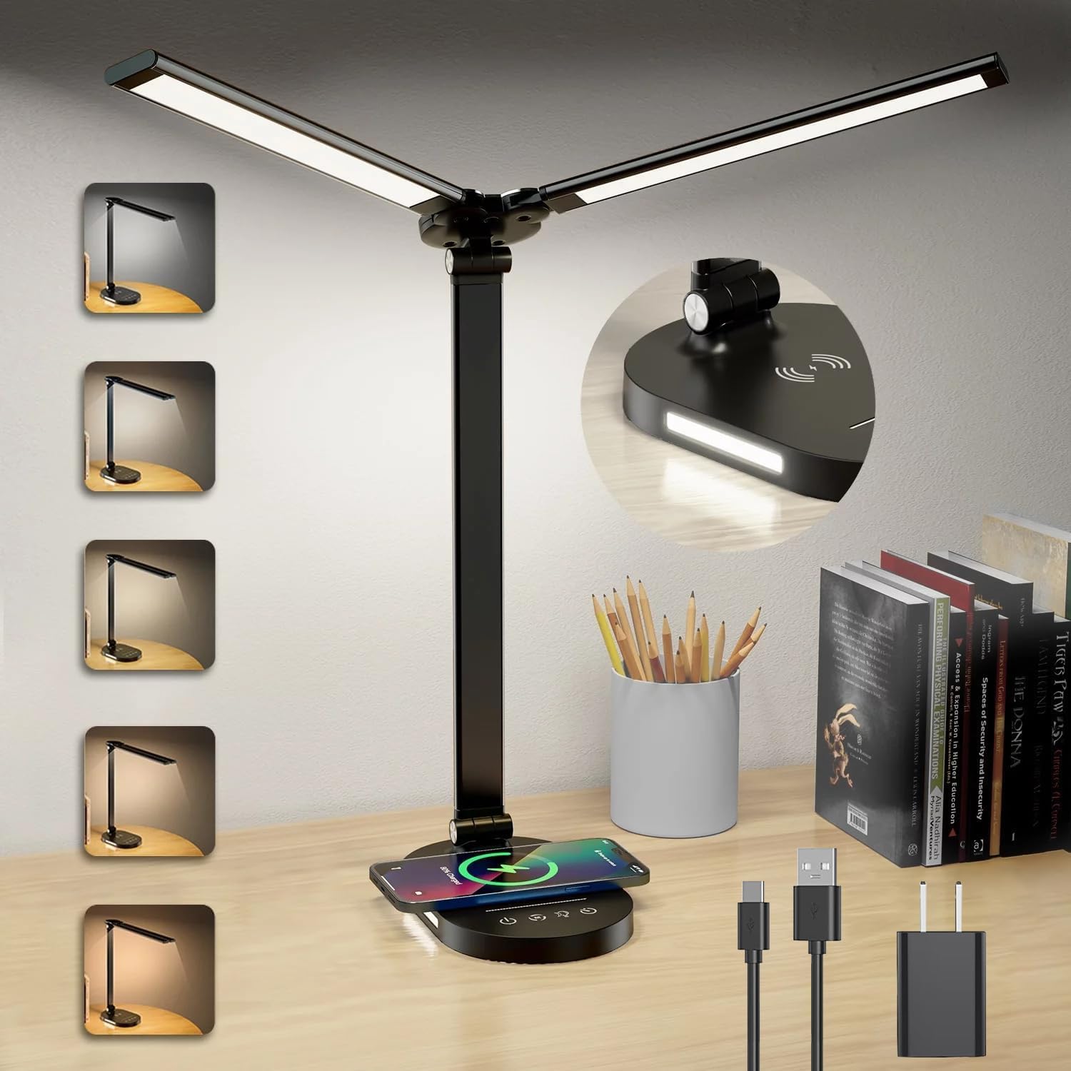 LED Desk Lamp USB Dimmable