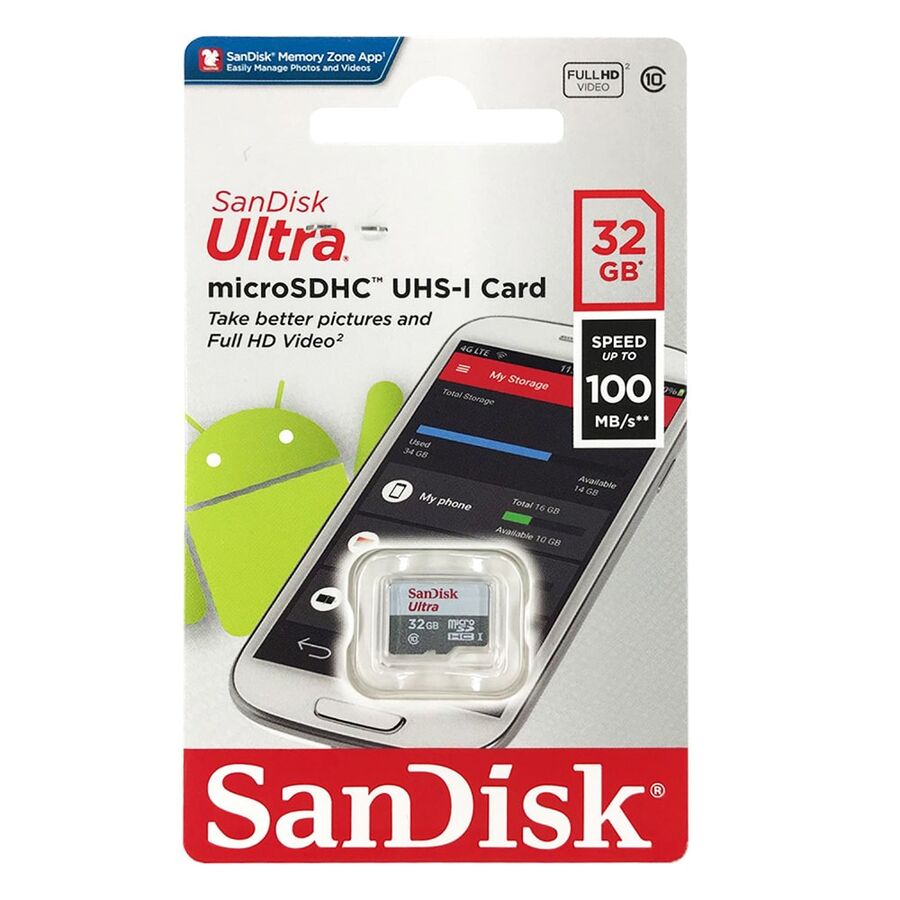 SanDisk 32GB microSDHC Class 10