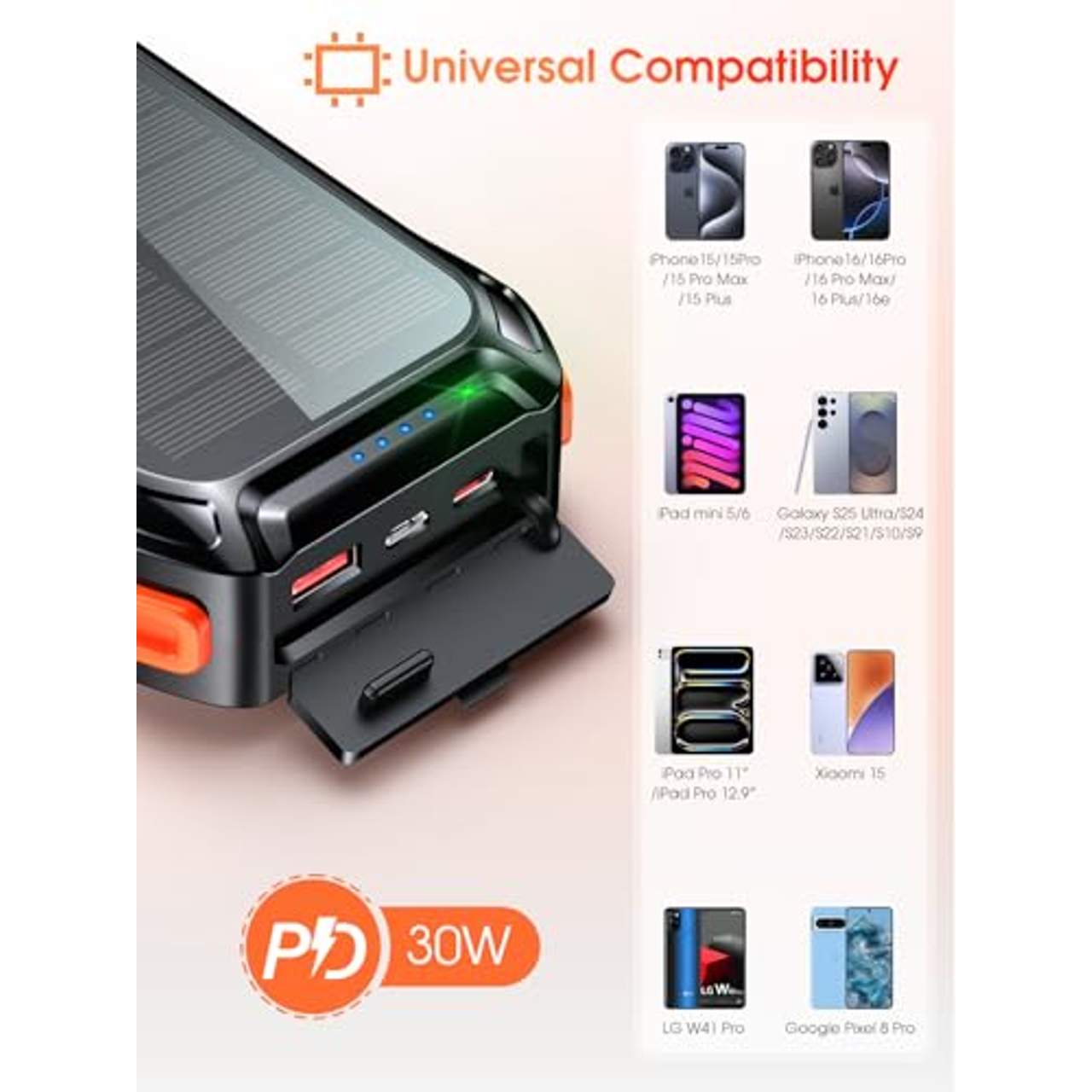 Lapcare Power Bank 26800mAh Solar