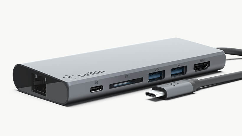 Belkin 4-Port USB-C Hub F4U092