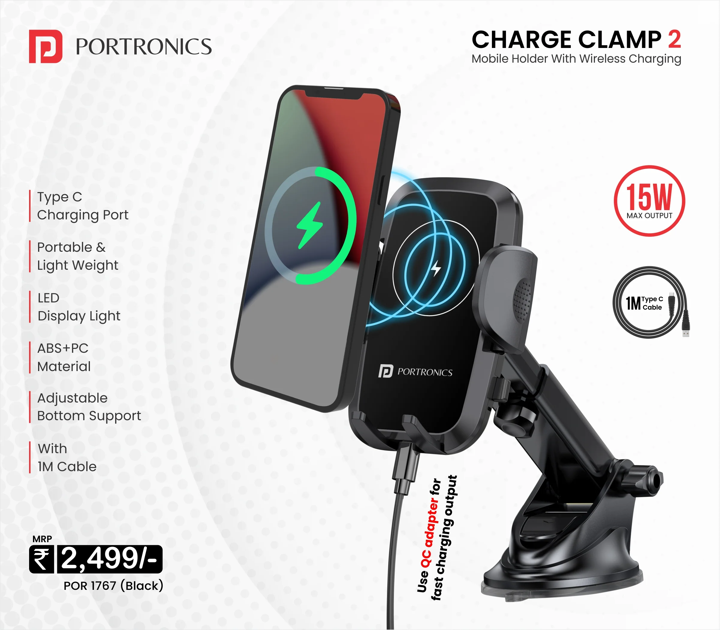 Portronics PureCharge 12 Wireless Charger