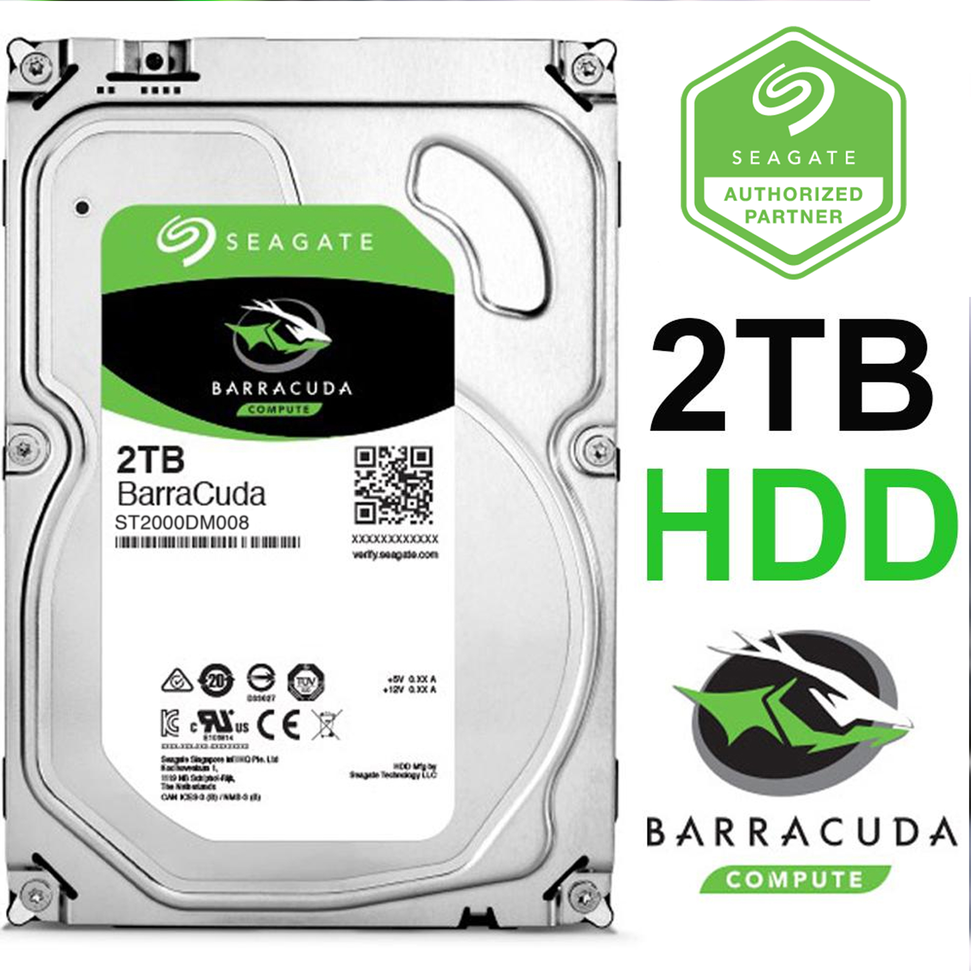 Seagate Barracuda 2TB 3.5" Internal HDD