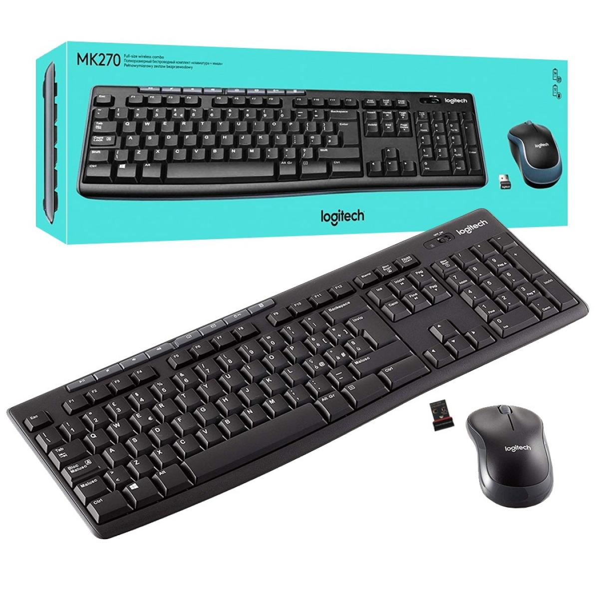 Logitech MK270 Wireless Keyboard Mouse